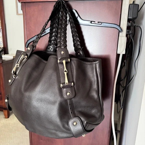 GUCCI Brown Leather Tote Bag - Picture 2 of 14